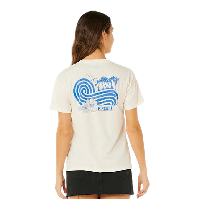 Rip Curl Ocean Break Relaxed Tee White
