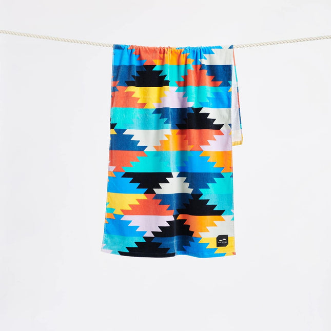 Slowtide Stacked - Deep Pacific Towel