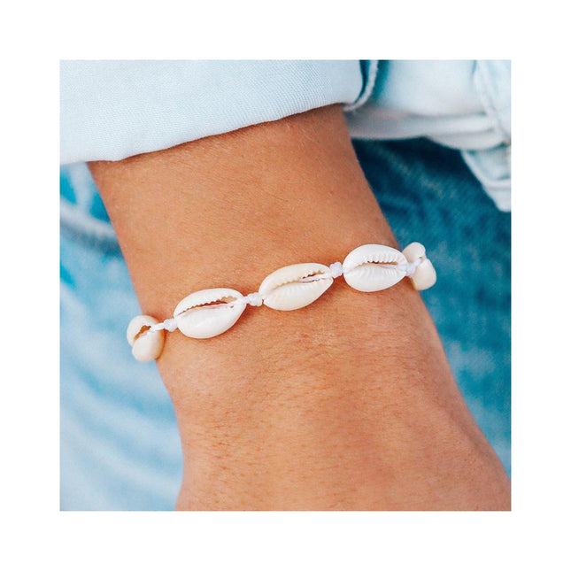 Knotted Cowries Bracelet