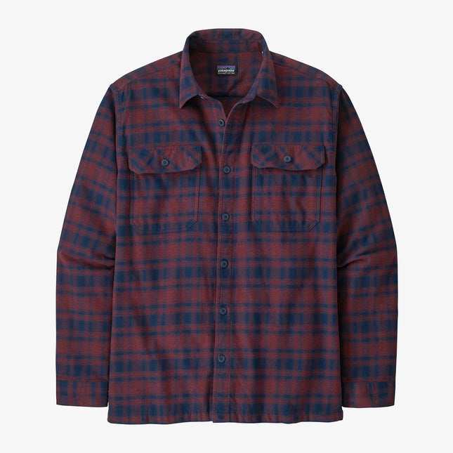 M's L/S Organic Cotton Fjord Flannel Shirt Connected Lines