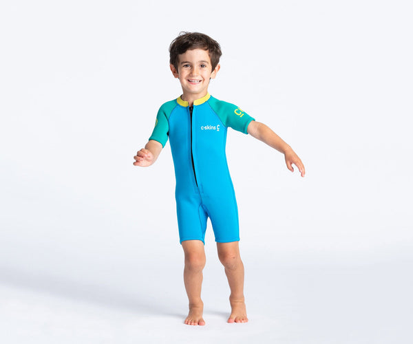 C-Skins C Kid Baby Shorty Cyan – Natural High Surfshop