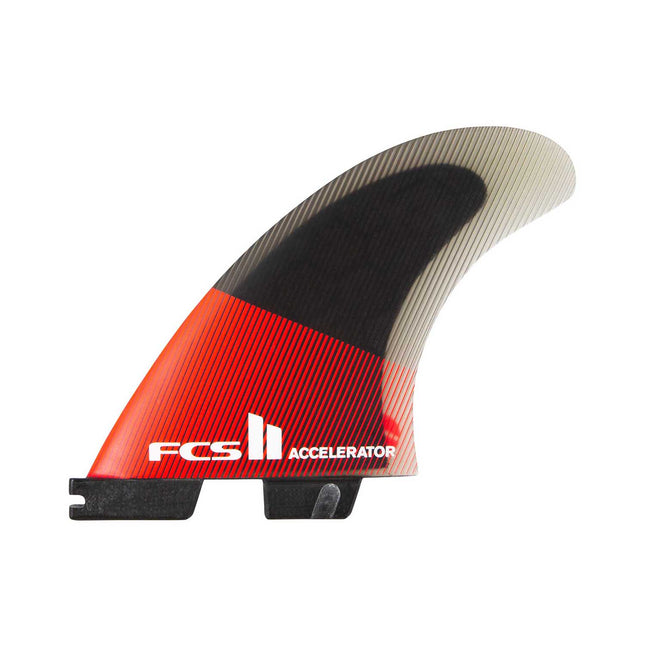 FCS ll Accelerator PC Red/Black Tri Fins